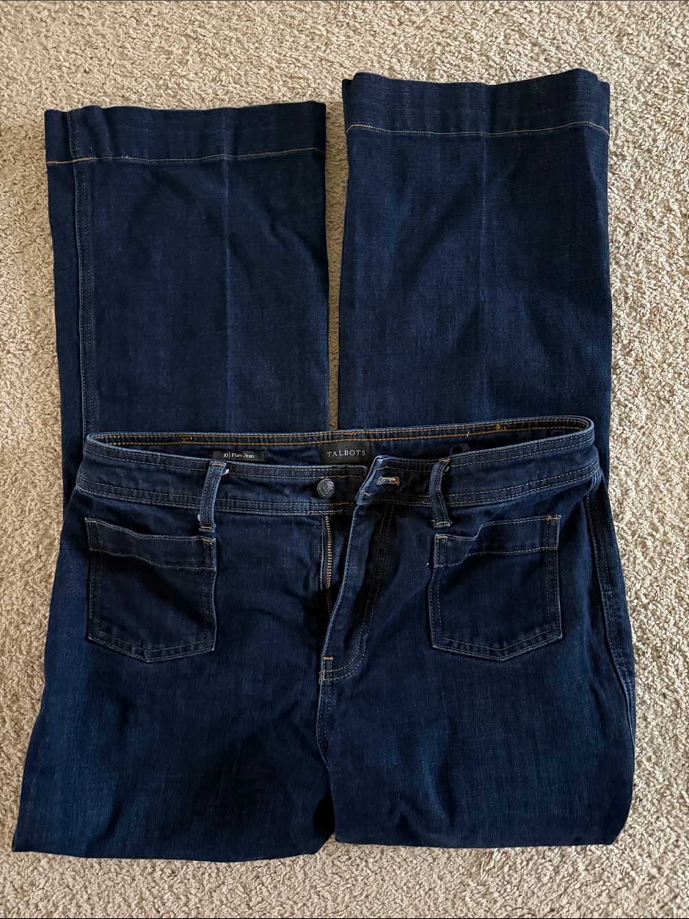 Talbots Deep Indigo Bootcut Jeans